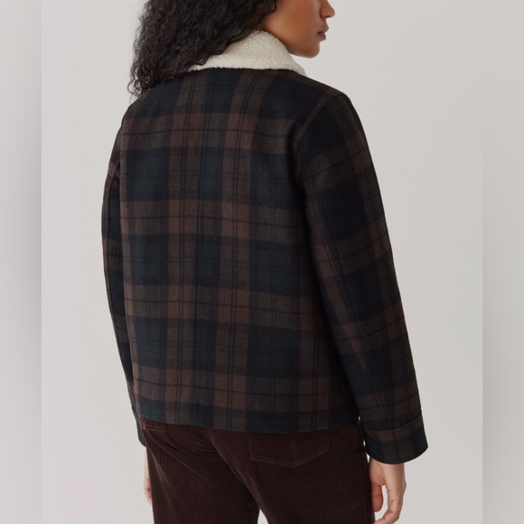 NWT - Frank & Oak Women’s Wool Blended Padded Bomber Jacket - Size M - Picture 4 of 16